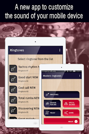 modern ringtones for phone, modern sounds Screenshot 0