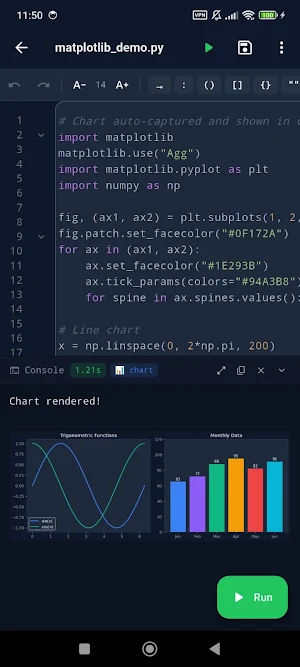 Python Editor & Code Runner Screenshot 2