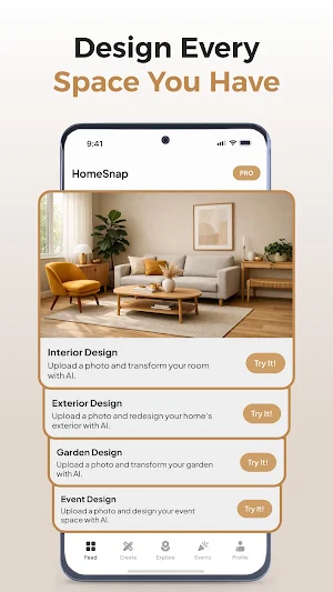 HomeSnap - AI Home Design Screenshot 1