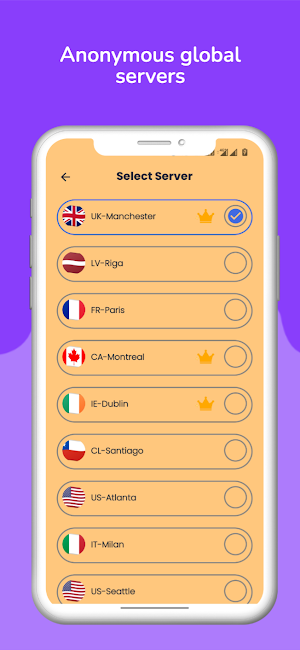 Rapid VPN - Secure VPN Proxy Screenshot 1