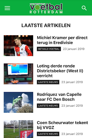 VoetbalRotterdam.nl Screenshot 1