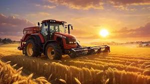Tractor Driving & Farming Game Screenshot 3