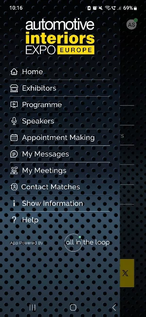 Automotive Interiors Expo EU Screenshot 2