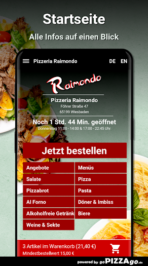 Pizzeria Raimondo Wiesbaden Screenshot 1