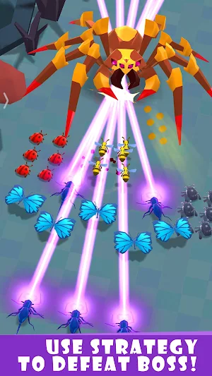Clash of Bugs: Epic Casual Bug & Animal Art Games Screenshot 2