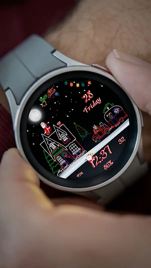 DIGI Santa URX121 Watch face Screenshot 3