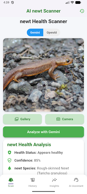 AI Newt Scanner Screenshot 3