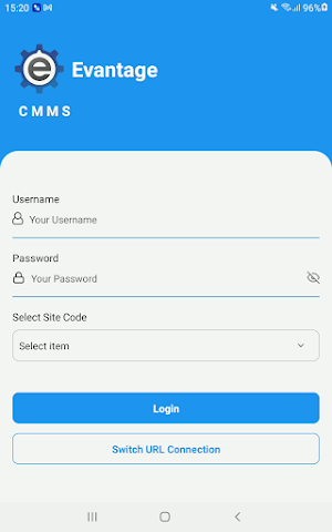 Evantage CMMS Screenshot 1