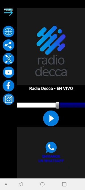 Radio Decca Screenshot 0