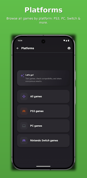 Games Library - Emulator Tests Screenshot 2