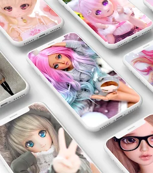 Cute Doll Wallpaper Screenshot 0