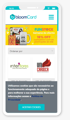 Clube BloomCard Screenshot 0