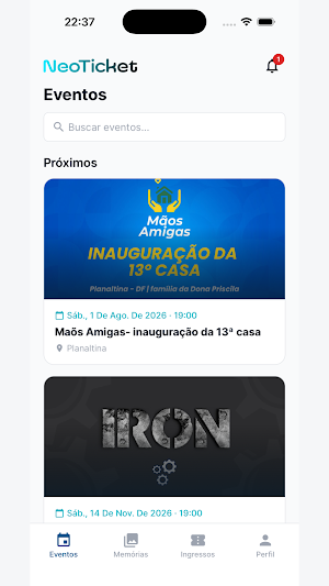 NeoTicket Screenshot 1