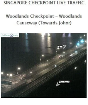 Singapore SG JB Checkpoint Traffic Camera Live Screenshot 0