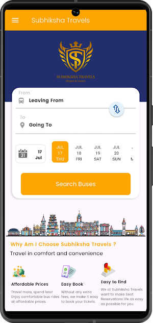 Subhiksha Travels Screenshot 0