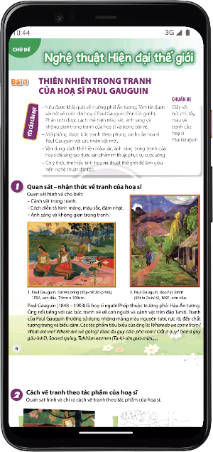Mĩ thuật Lớp8 – bản 1 Screenshot 0