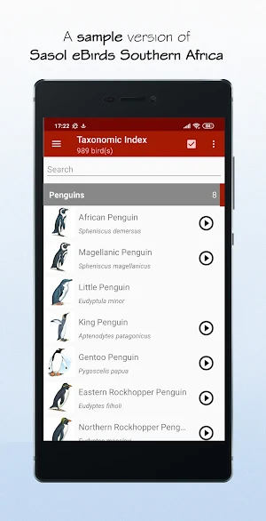 Sasol eBirds Southern Africa LITE Screenshot 0
