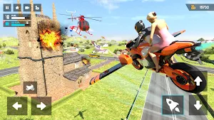 Flying bike Driving Simulator Screenshot 3
