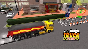 Real Cargo Truck Parking Game Screenshot 0