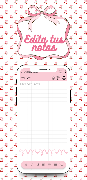 Coquette and Aesthetic Notes Screenshot 1