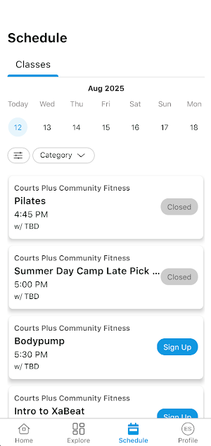 Courts Plus Community Fitness Screenshot 2