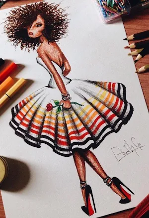 Drawing Clothes Fashion Ideas Screenshot 2