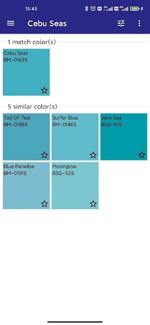 Pacific Paint Colors Screenshot 3