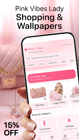Pink Vibes Lady: Shop & Walls Screenshot 1