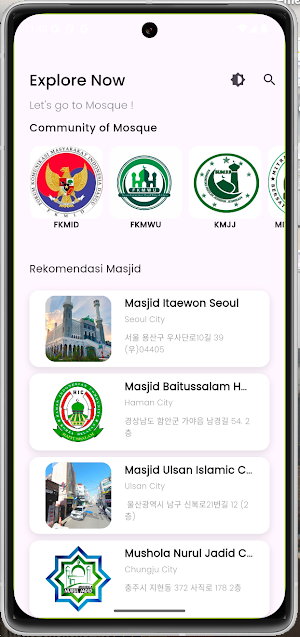 Cari Masjid Korea Screenshot 1