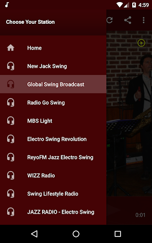 The Swing Channel - Live Free Radios! Screenshot 3