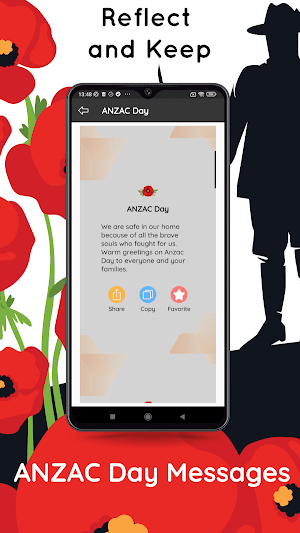 Anzac Day Messages Screenshot 0