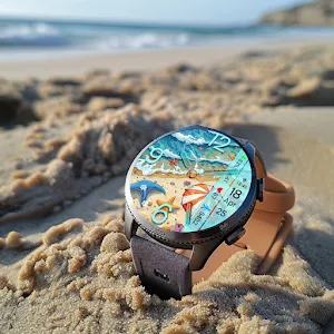 ART032 Summer Vibes Watch Face Screenshot 0