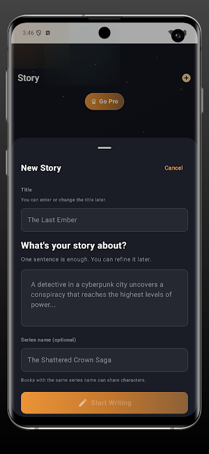 Novel Crafter Screenshot 1