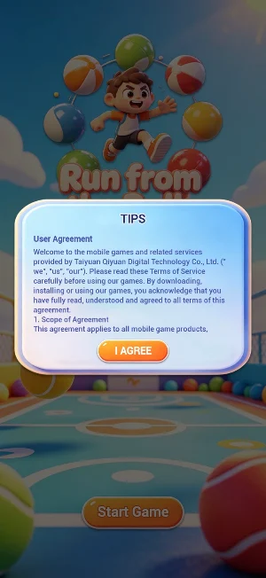 Run from the balls Screenshot 3
