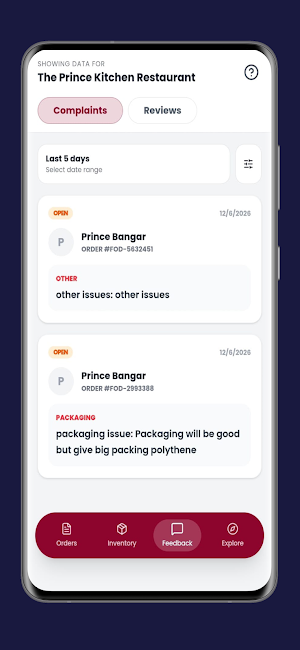 Ometto Restaurant Partner Screenshot 3