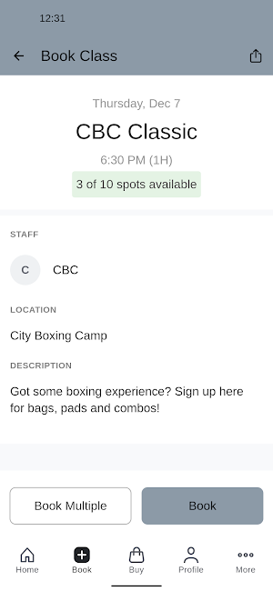 City Boxing Camp 2024 Screenshot 2