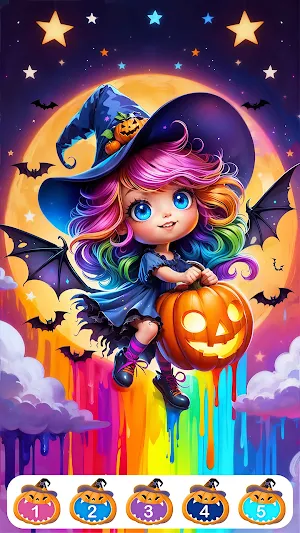 Cute Halloween Color Screenshot 0