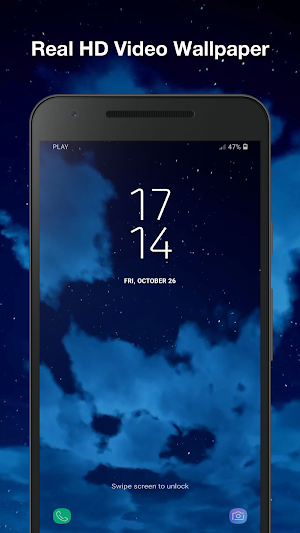 Relaxing Night Live Wallpaper Screenshot 2