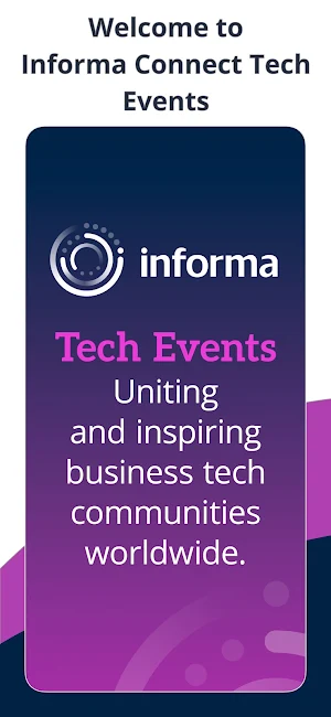 Informa Connect Tech Events Screenshot 0