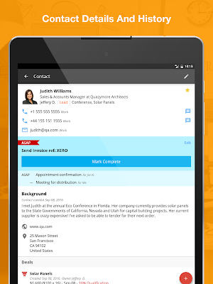 OnePageCRM: Mobile Sales CRM screenshot 8
