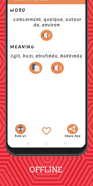 French To Turkish Dictionary Offline Screenshot 2