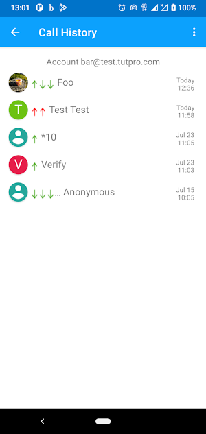 baresip Screenshot 2