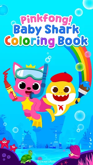 Pinkfong Baby Shark Coloring Book Screenshot 0