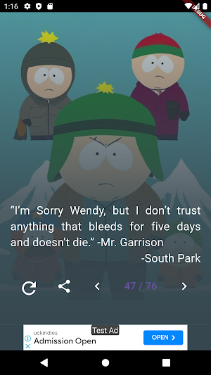 South Park Quotes Screenshot 0