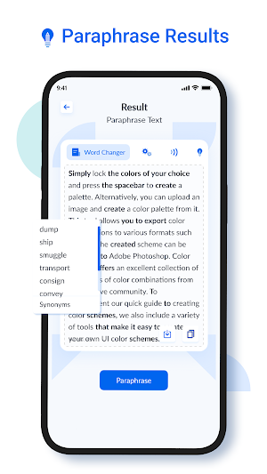 Paraphrase Tool - Ai Writer Screenshot 2