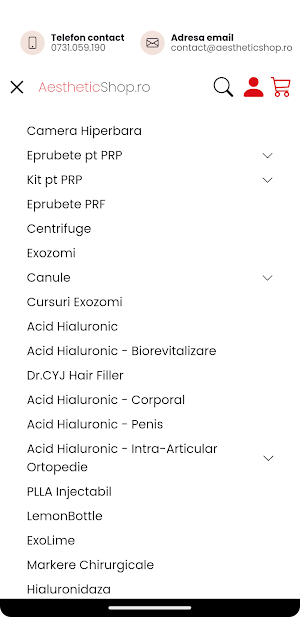 AestheticShop.ro Screenshot 1
