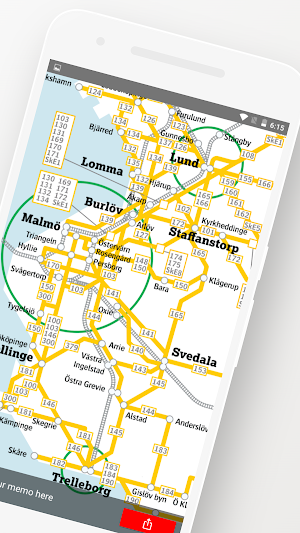 LUND MALMO TRAIN BUS MAP Screenshot 1