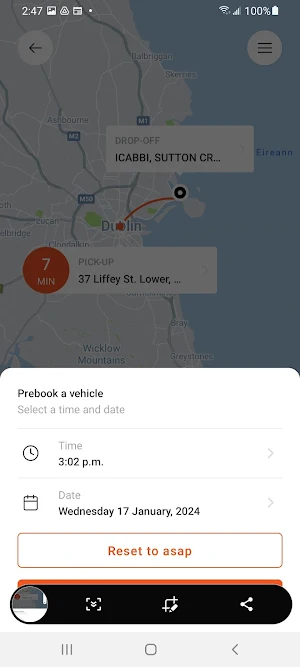 VIP Taxis Dublin Corporate Screenshot 3