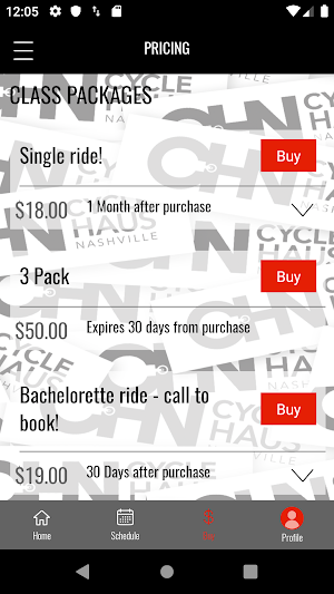 Cycle Haüs Nashville Screenshot 2
