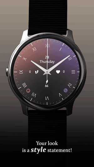 Solid Trinity Color Watch Face Screenshot 0